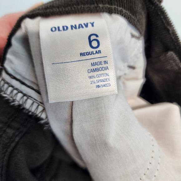Old Navy Bootcut Corduroy Pants Size 6 Brown Stretch Pockets City 2000s Y2K - Picture 12 of 13